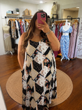 Nior Patchwork Maxi Dress