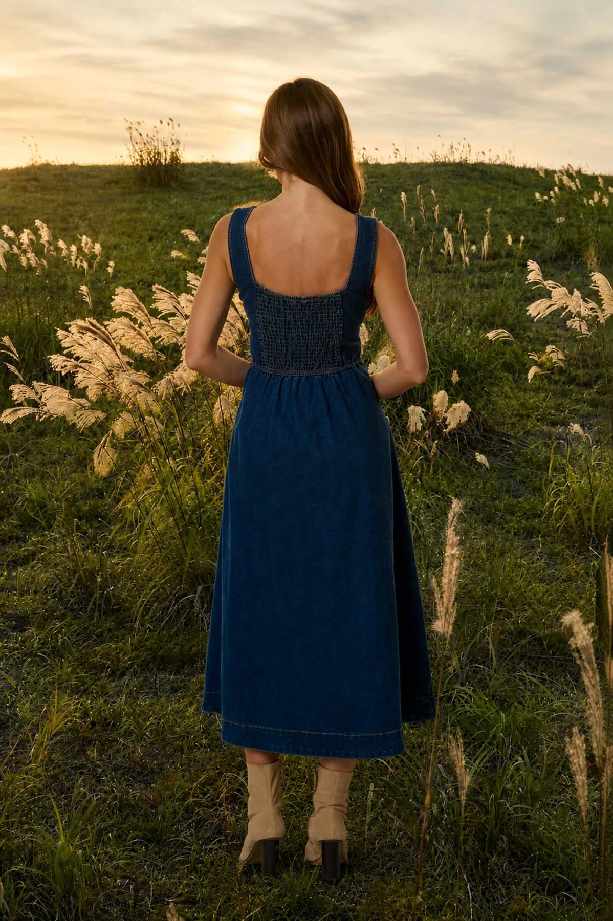 Blue Agave Denim Dress